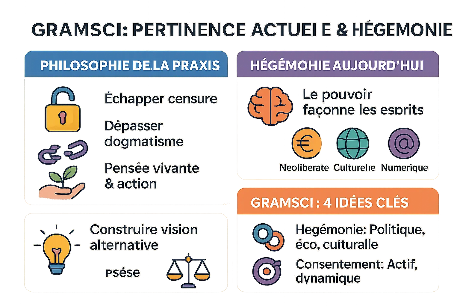 Illustration de la pertinence actuelle de la théorie de l'hégémonie de Gramsci